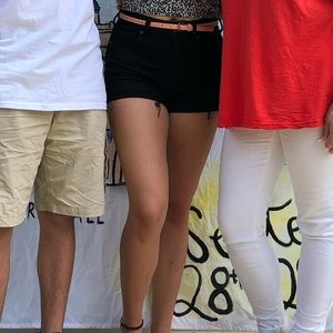 Black American eagle AE denim shorts!